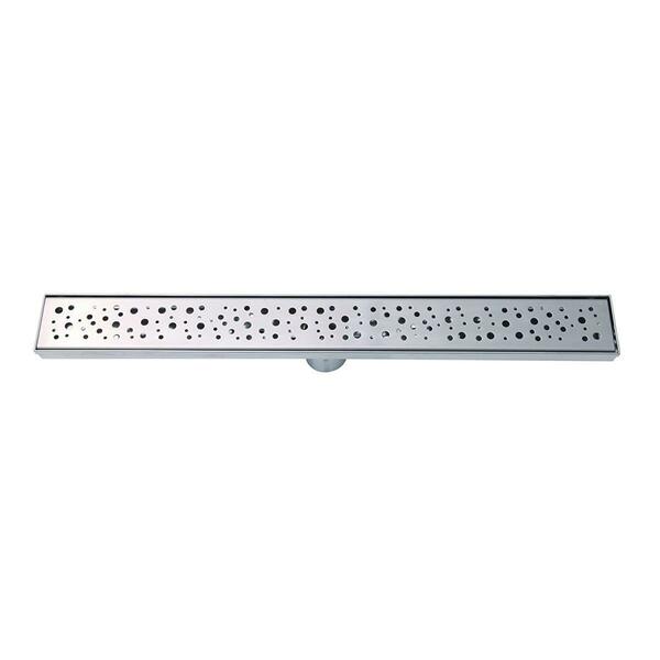 Boann Modern Dot Design Stainless Steel Linear Drain - 36 In. BNLD36C12